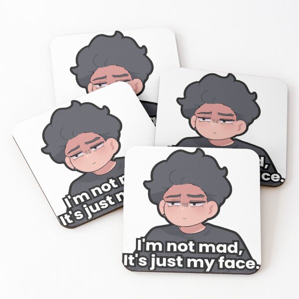 Item preview, I'm not mad, It's just my face designed and sold by pearlsenpai.