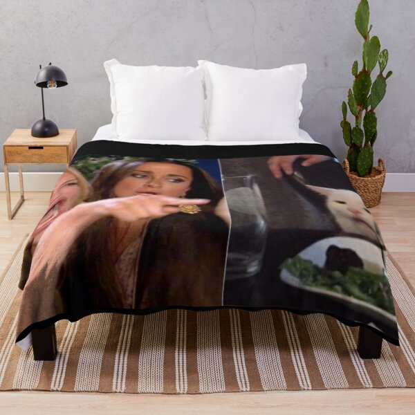 Item preview, woman yelling at cat meme designed and sold by matchalattextrafoam.