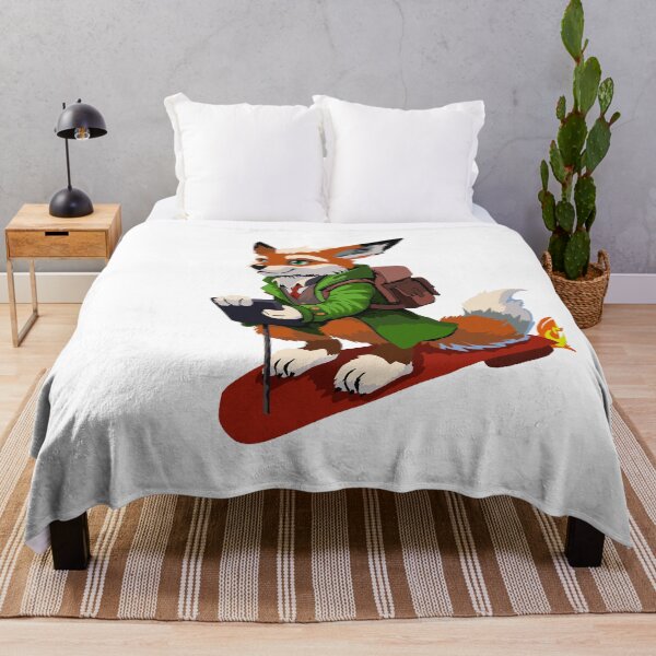 Item preview, Hoverboard Fox Guy designed and sold by KlakkDrawsStuff.