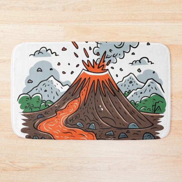Item preview, Explosive Volcanic Eruption: Nature's Fiery Power designed and sold by XquisiteFashion.