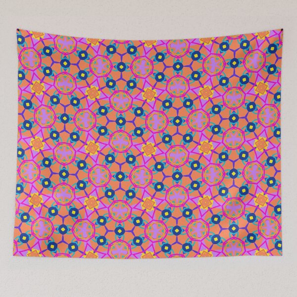 Item preview, Geometric Modern Abstract Pop Art Scribble Brights Pattern Variation No.16 designed and sold by MirabiliaMagpie.