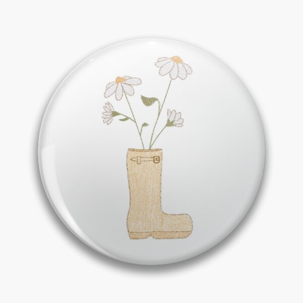 Item preview, Daisy Flowers in Rainboot designed and sold by Charlotte Grunnet-Jepsen.