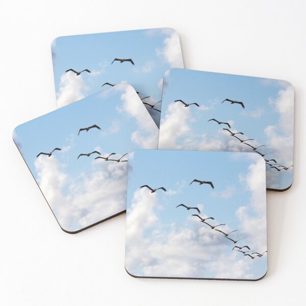 Item preview, V-shaped Flying Pelicans  designed and sold by Cynthia48.