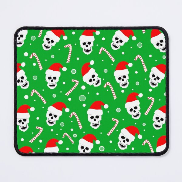 Item preview, Merry Christmas Candy Canes And Skulls designed and sold by Sartoris Art.