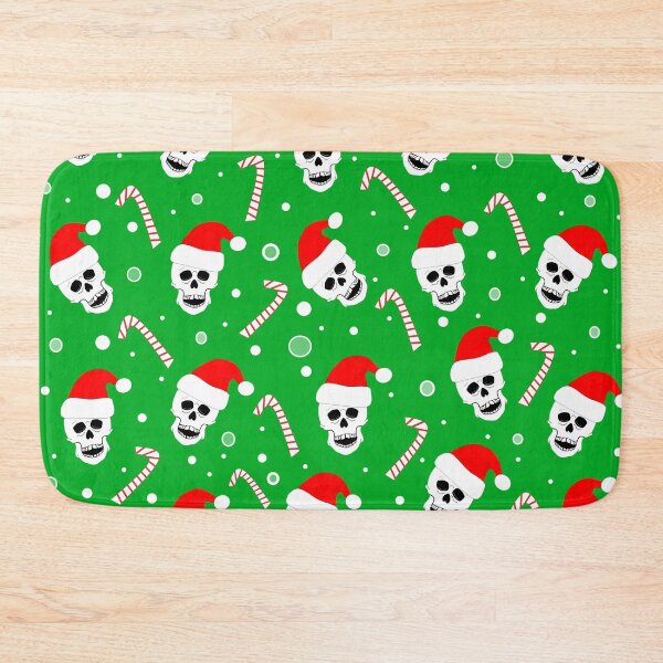 Item preview, Merry Christmas Candy Canes And Skulls designed and sold by Sartoris Art.