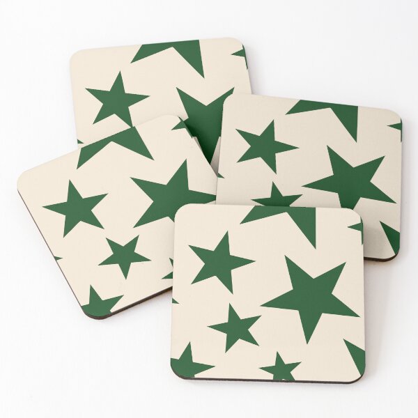 Item preview, Money Green Big Ol' Stars designed and sold by STUDIO MORE Los Angeles.