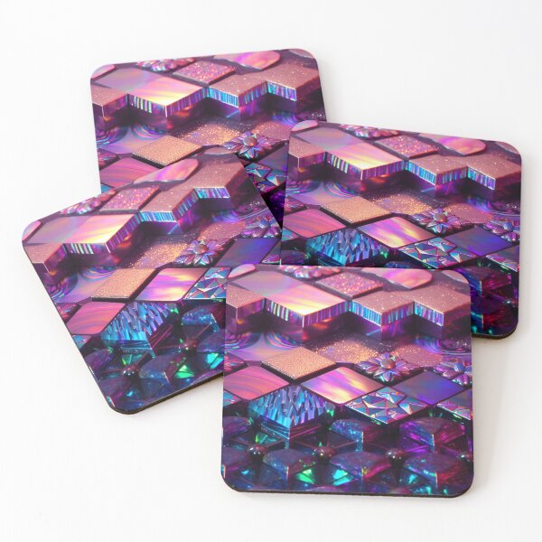 Item preview, Iridescent Rose Gold Mosaic designed and sold by BubbleGalaxy.