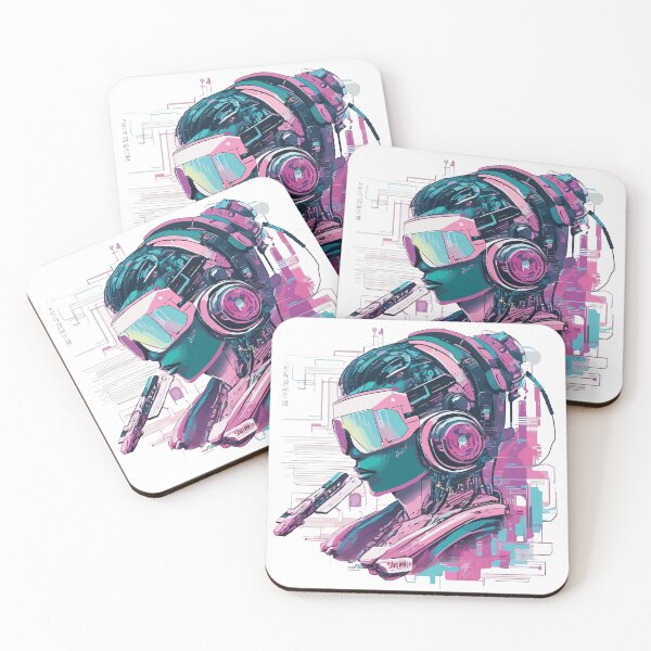 Item preview, techno girl designed and sold by ARTCWC.