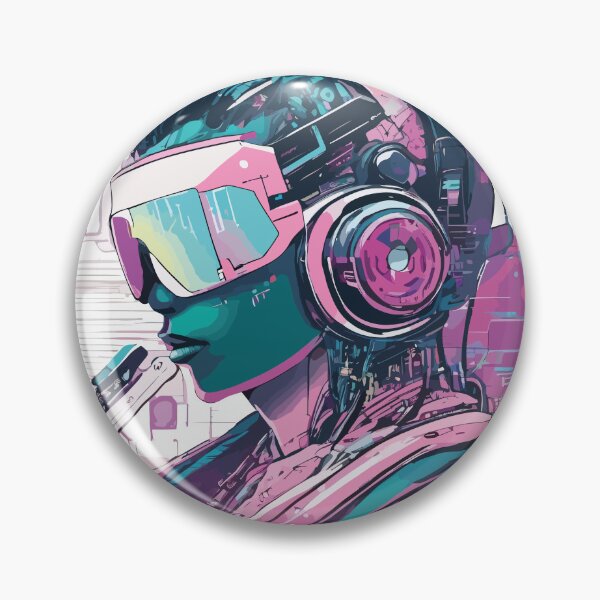 Item preview, techno girl designed and sold by ARTCWC.