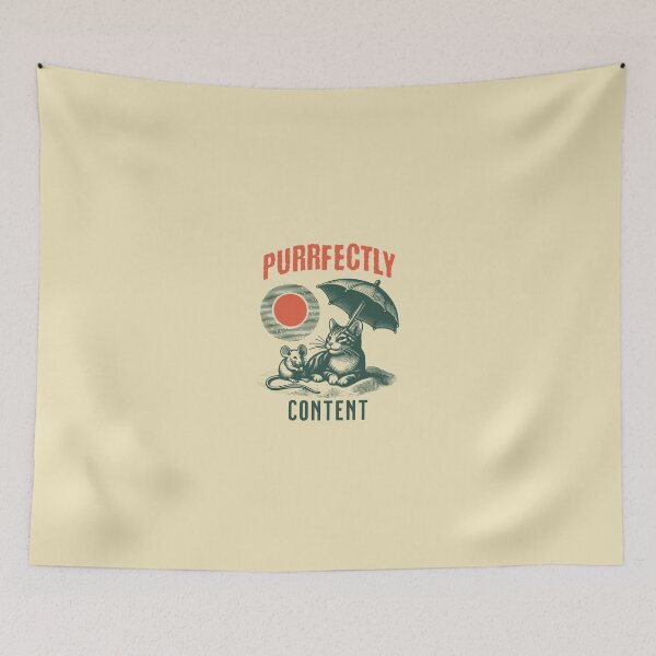 Item preview, Purrfectly Content Pet Lover designed and sold by TrafTy.