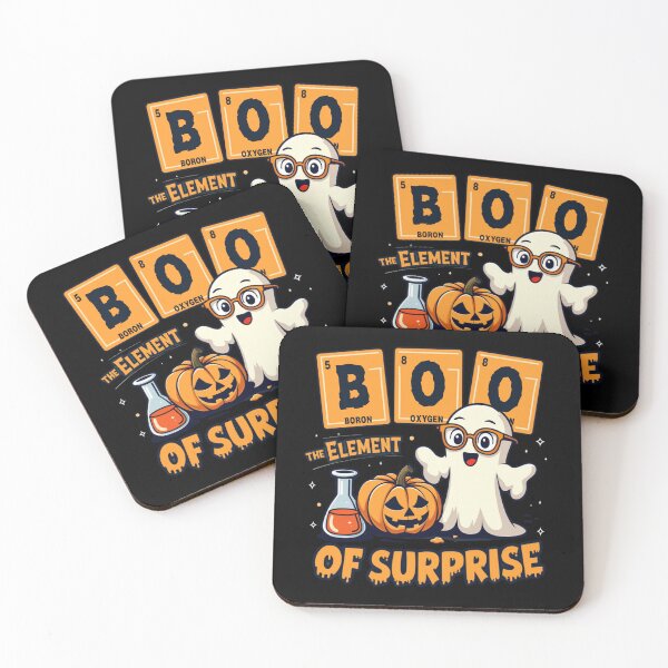 Item preview, Chemistry Boo The Element Of Surprise Cute Chemist Halloween designed and sold by ArtFromBeyond.