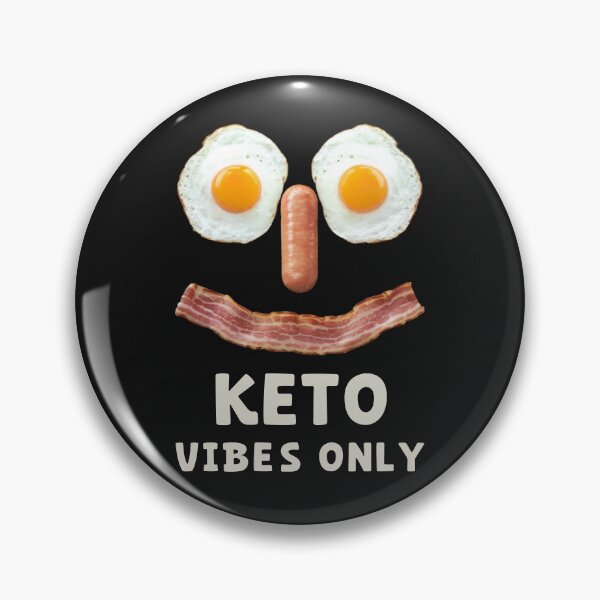 Item preview, Keto Vibes Only Funny Keto Breakfast Lover Gift designed and sold by Anniko Art Studio.