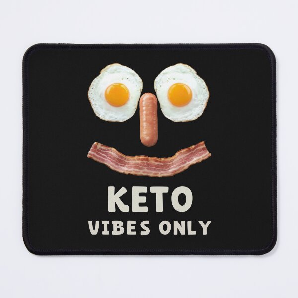 Item preview, Keto Vibes Only Funny Keto Breakfast Lover Gift designed and sold by Anniko Art Studio.