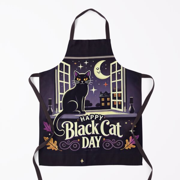 Item preview, Black Cat Day: Luck in Every Step designed and sold by GlowUpLook.
