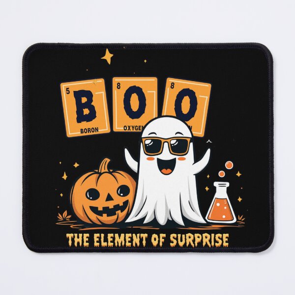 Item preview, Chemistry Boo The Element Of Surprise Cute Chemist Halloween designed and sold by ArtFromBeyond.