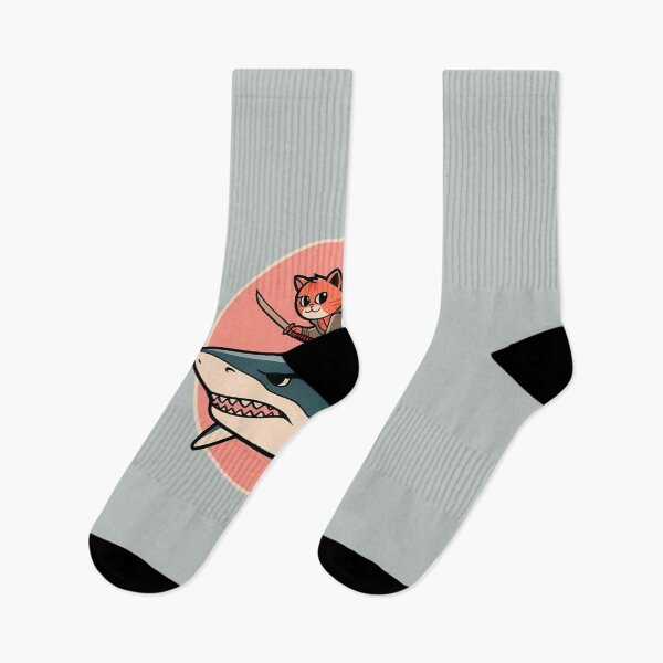 Item preview, Katana Cat On A Shark designed and sold by CraftMiller.
