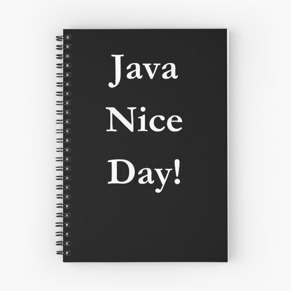 Item preview, Java Nice Day! Classic Black Tee designed and sold by GeekySexyCool.