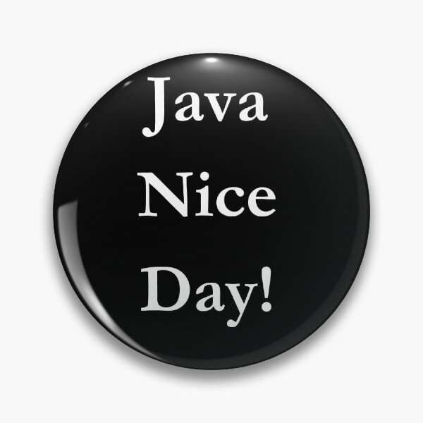 Item preview, Java Nice Day! Classic Black Tee designed and sold by GeekySexyCool.