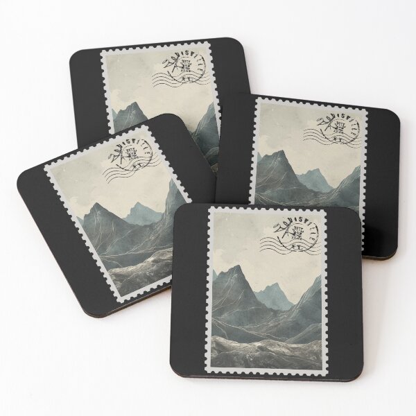 Item preview,  Abstract mountain landscapes.Mountain landscape stamp. designed and sold by JAGA-ALIME.