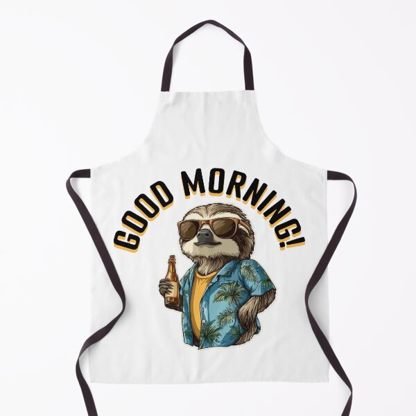 Item preview, Sloth - Good Morning! (with Black Lettering) designed and sold by VelvetRoom.