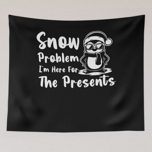 Item preview, Penguin Christmas Snow Problem designed and sold by LazyLoungeCo.