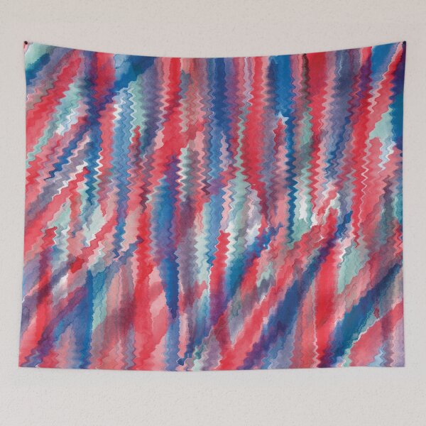 Item preview, Red White Blue Ripple designed and sold by Alexandria Levin.
