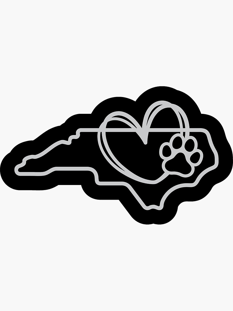 NORTH CAROLINA HURRICANE HELENE Animal Rescue Fundraiser Sticker