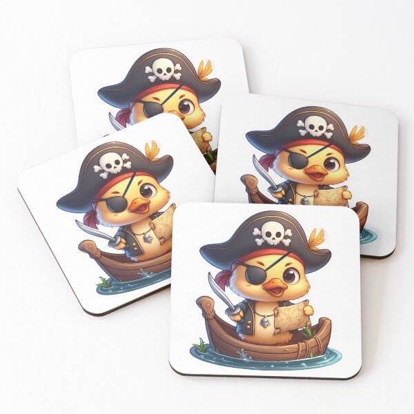 Item preview, Pirate Duckling designed and sold by CrowStormCreative.