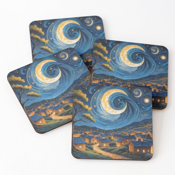 Item preview, A town at night designed and sold by Greezey.