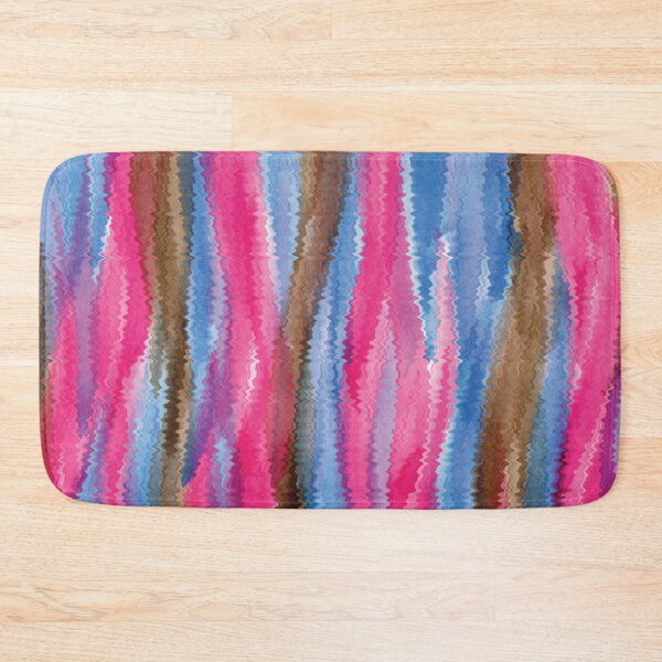 Item preview, Pink Blue Brown Groovy Zigzag  designed and sold by Alexandria Levin.