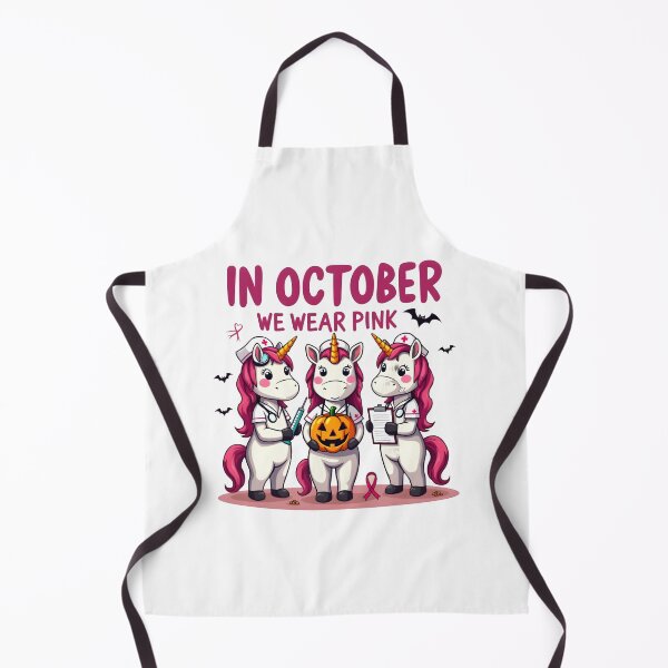 Item preview, in october we wear pink unicorn nurse designed and sold by GogoGrove.
