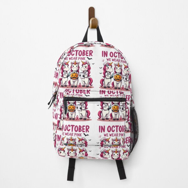 Item preview, in october we wear pink unicorn nurse designed and sold by GogoGrove.