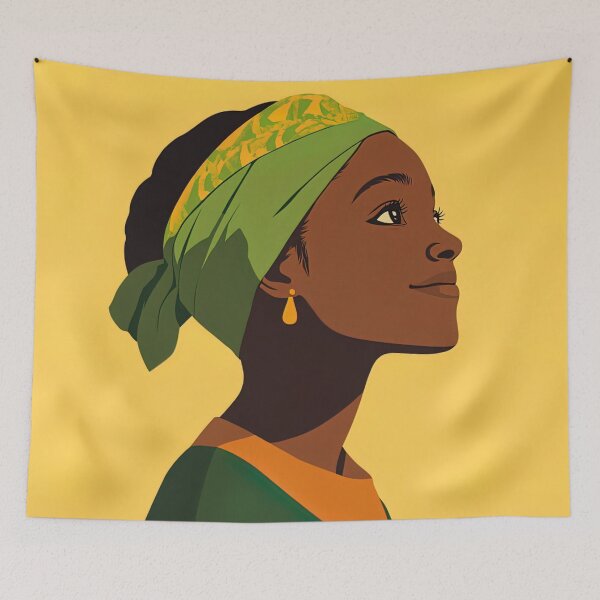 Item preview, Zimbabwean woman | Anime style designed and sold by ComicsFactory.