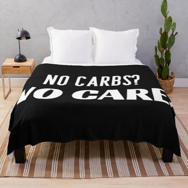 Item preview, No Carbs? No Care. Food Lovers, Carbs Lovers, Funny Anti Diet designed and sold by Anniko Art Studio.