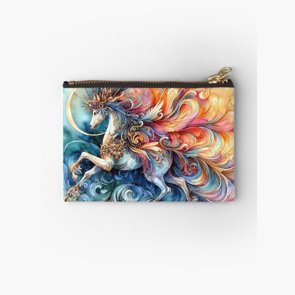 Item preview, Celestial Unicorn with Radiant Plumes of Color designed and sold by Vitalka-uk.