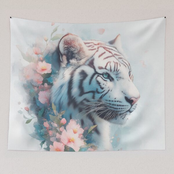 Item preview, Enchanted White Tiger designed and sold by AshiraCreations.