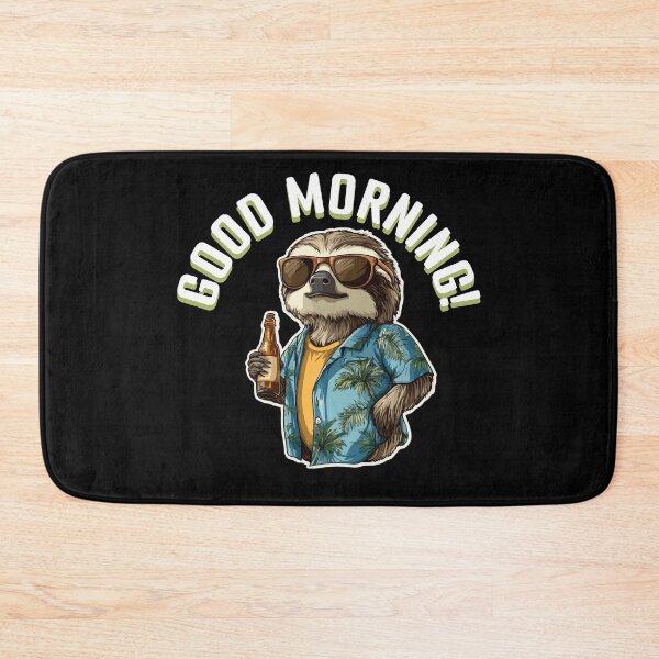 Item preview, Sloth - Good Morning! (with White Lettering) designed and sold by VelvetRoom.