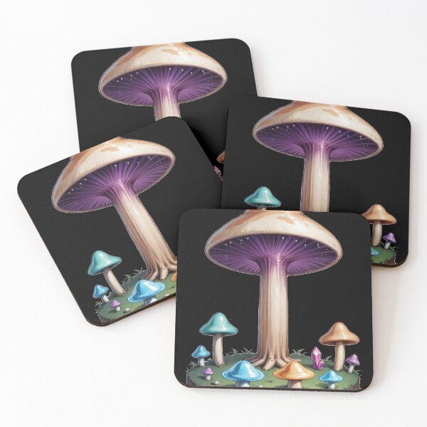 Item preview, Trippy Witchy crystal Magic Mushrooms Alter designed and sold by Arcane  Adorable.