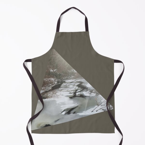 Item preview, Frozen Lake Photograph with Geometric Shape Minimalism Design Natural Art designed and sold by DandelionTee.