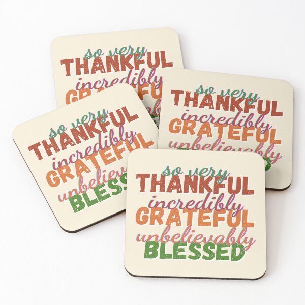 Item preview, So very THANKFUL, incredibly GRATEFUL, unbelievably BLESSED designed and sold by FreeSoulLab.