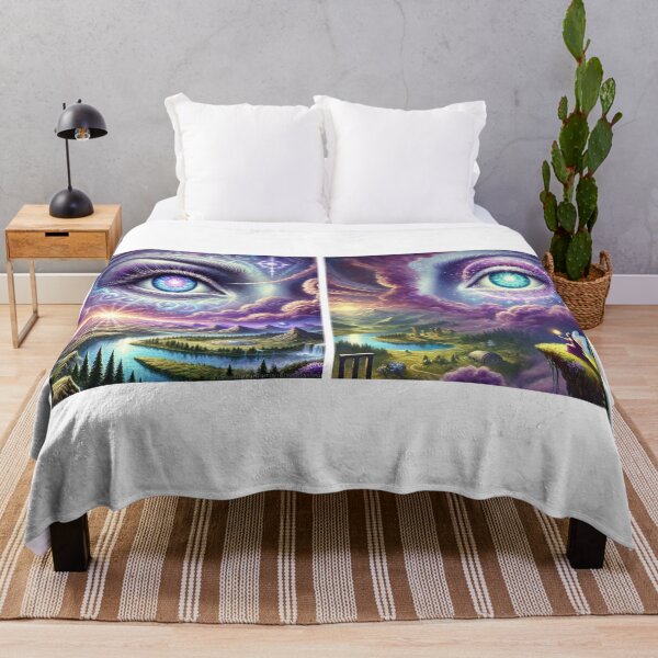 Item preview, Cosmic Eyes Over a Mystical Landscape designed and sold by Mystoreontheweb.
