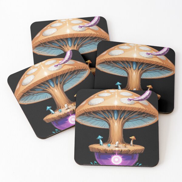 Item preview, Trippy Witchy crystal Magic Mushrooms Alter designed and sold by Arcane  Adorable.