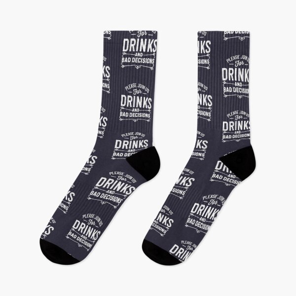 Item preview, Join Us For Drinks And Bad Decisions Drinking Sarcastic T-Shirt designed and sold by SunfullyYours.
