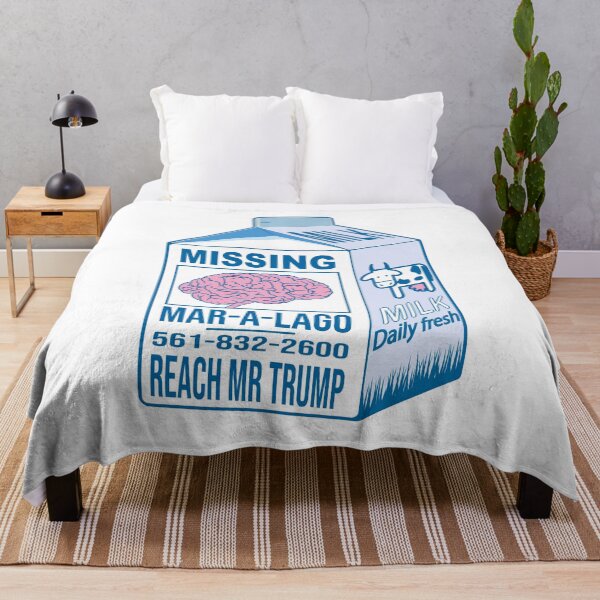 Item preview, Anti Trump wanted poster on milk carton designed and sold by Manikool.