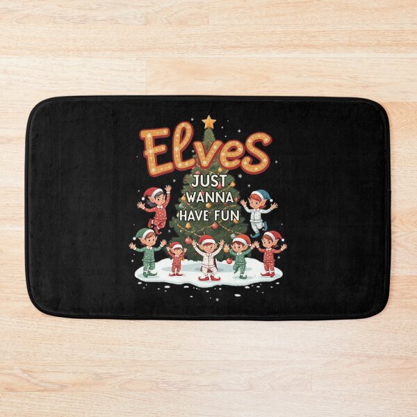 Item preview, Christmas Elves Just Wanna Have Fun designed and sold by HolidayT-Shirts.