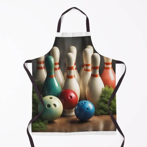 Item preview, Free Photo of Bowling Pins and Ball Arrangement – Striking Sports Visual designed and sold by hjian8219.