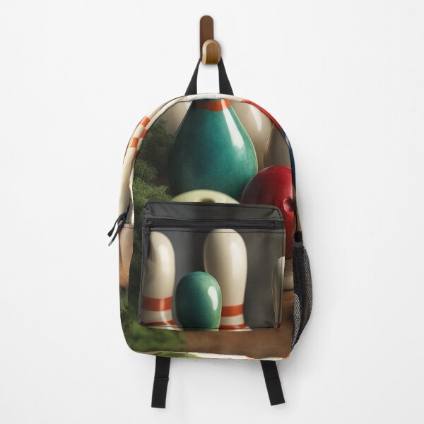 Item preview, Free Photo of Bowling Pins and Ball Arrangement – Striking Sports Visual designed and sold by hjian8219.