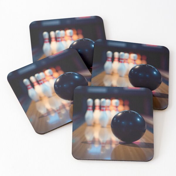 Item preview, Free Photo of Bowling Pins and Ball Arrangement – Striking Sports Visual designed and sold by hjian8219.