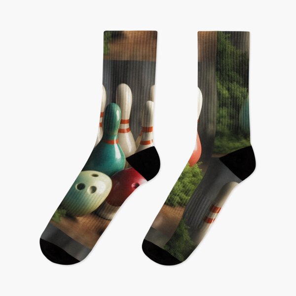 Item preview, Free Photo of Bowling Pins and Ball Arrangement – Striking Sports Visual designed and sold by hjian8219.