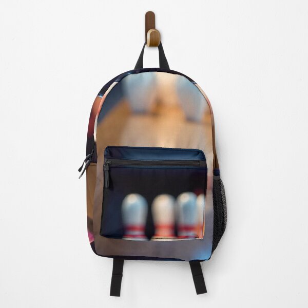 Item preview, Free Photo of Bowling Pins and Ball Arrangement – Striking Sports Visual designed and sold by hjian8219.